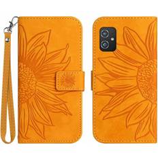GANGXUN Case For ASUS Zenfone 8 Short Strap With Card Slots Holder