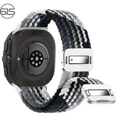 Samsung watch ultra 7 INF Samsung Watch 7 Ultra Elastic Woven Nylon Armband Grå