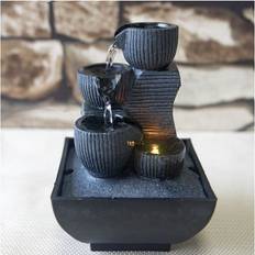 Zen Light Kini Inomhusfontän Med Pump Och LED Belysning