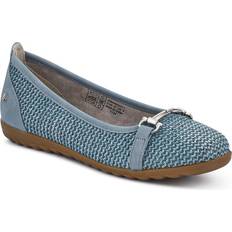 Leather Heels & Pumps Pavers Buckle-Detailed Lightweight Pumps - Blue