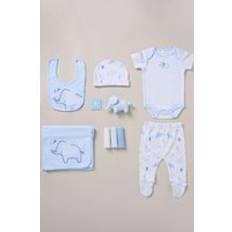 Blue Gift Sets Rock A Bye Baby Cotton 10-Piece Gift Set