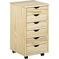 Rollcontainer Mit 6 Schubladen 35 x 39 x 66 cm