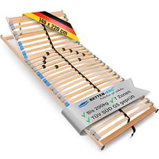 Verstellbare Betten 7-Zonen Lattenrost 140 x 220 cm mit 28 Leisten Verstellbares Bett