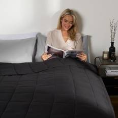 Weighted blanket Brentfords Sensory Sleep Therapy Weighted 125cm x 180cm Weight blanket Black