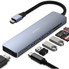 USB C Hub 7-i-1