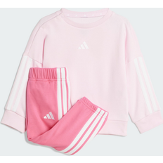 Running Tracksuits adidas Essentials Joggers Set Kids - Clear Pink/White
