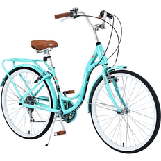 City Bikes Aukfa 24 Cruiser Bike 7 Speed Bicycle Hybrid Bike