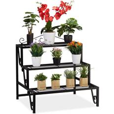 Pots, Plants & Cultivation Relaxdays Plant Stand Flower Rack 69 x 70 x 60 cm
