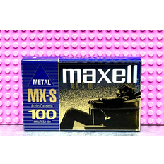 Cassettes Maxell MX-S 100 Blue Type IV Blank Cassette Tape (Sealed) - 100 Min