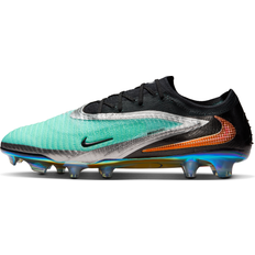 Nike Purple Football Shoes Nike Phantom 6 Low Elite FGin - Chrome/Black