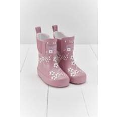Shoes Grass & Air Floral Shortie Welly Boot Pink