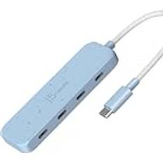 4-i-1 USB-C Till 4-Port Typ C Hub JCH345EC