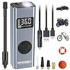 Hychika Bärbar Luftpump 12V 6000mAh I50PSI
