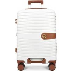 House of Leather Four Wheel Suitcase Hard Shell Lightweight Luggage Durban Grey Large Small