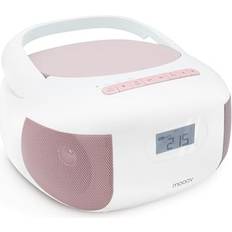 MOOOV Metronic Eden Bluetooth Bärbar CD Spelare Rosa