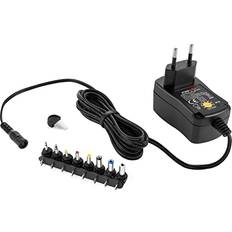 Poppstar Universal Laddare 3 4.5 5 6 7.5 9 12 V 1A