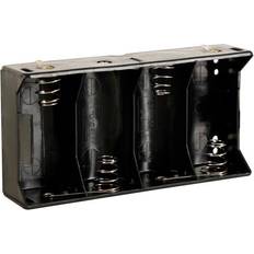 Velleman 4 D Batteries LR20 Couplers with Soldering Connectors