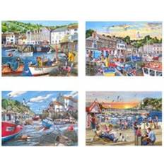 Jigsaw Puzzles The House of Puzzles Days At Dock 4 x 500 Piece Jigsaw Puzzle