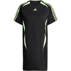 Adidas Svarta Klänningar adidas Teamgeist Adicolor Tee Dress - Black/Signal Green