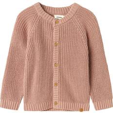 Ficka Koftor Barnkläder Lil'Atelier Cardigan - Stickad - Noos - Misty Rose