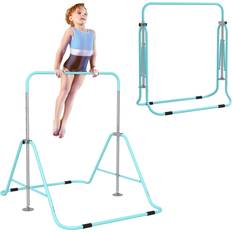 Wall Bars Homcom Kids Gymnastic Bar with Adjustable Height
