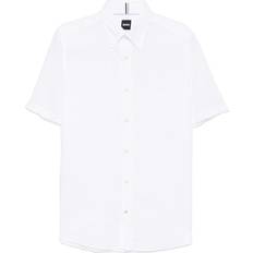 Boss Black Hroan-Bd-E-Sh-C Kortærmede Skjorter - White