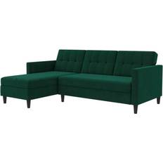 Hörnsoffor - Trä Loft24 Bäddsoffa Hartford 213 x 153 x 82 cm Soffa 3-sits