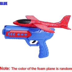Toy Airplanes Maxpower Foam Plane Launcher Set A-Blue Gun 8-12M