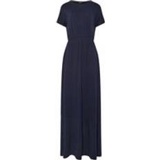 LTS Tall Shirred Waist Maxi Dress - Dark Navy