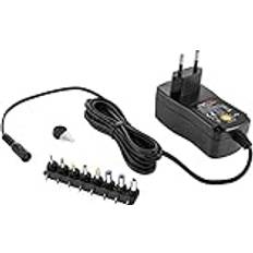 Poppstar Universal Laddare 3 4.5 5 6 7.5 9 12 V