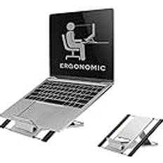 Neomounts Newstar NSLS100 Portable Laptop Tablet Desk Stand Silver