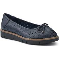 Pavers Wide-Fit Cushioned Pumps - Navy