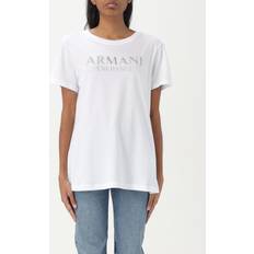 Armani Exchange Dam T-shirts Armani Exchange Bomull T-shirt Med Korta Ärmar - White