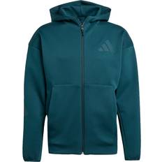 adidas Z.N.E. Full Zip Hooded Track Jacket - Aurora Ivy
