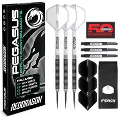 Red Dragon Röd Drake Pegasus 24 Gram Professionellt Dartset Med Volframstålspetsar