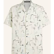 Karl Lagerfeld Herre Skjorter Karl Lagerfeld All-over-print Bowling Shirt - Sketch All Over Print