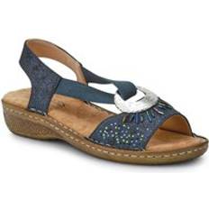 Pavers Sleek Elasticated Sandals - Navy