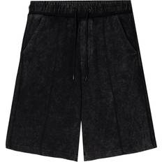 Bershka Shorts Bershka Bermudashorts Med Fickor - Svart