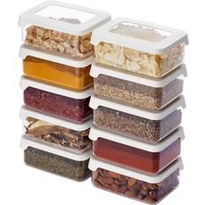 Orthex Set Di Scatole Vision 10 x 0,35L Contenitori Alimenti Trasparente Contenitore per cibo