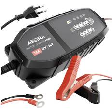 Absina 301015 Bilbatteriladdare 12 V 24 V 7.5 A