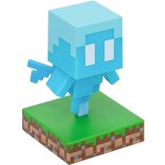 Batteridrevede - Blå Bordlamper Paladone Minecraft Icon Light Allay 10 cm Bordlampe