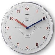 Braun Väggklockor Braun Analogue Time Teacher White Men Wall Clock