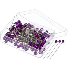 Pins & Needles Uxcell 400pcs Straight Pin with Plastic Pearlized Ball Head