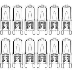 E14 Halogen Lamps Kikidex G9 Halogen Bulbs 42W 230V 2800K 580lm