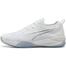 Silver Handbollsskor Puma Eliminate NITRO 4 Handball Shoes - White