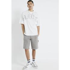 Men Trousers & Shorts River Island Carpenter Shorts - Grey