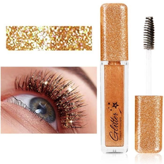 Cosmetics Aihontai Colorful Eyelash Mascara Waterproof Shimmer Diamond Long Lasting Smudge-Proof Lengthening - False