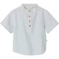 S Skjortor Barnkläder Lil'Atelier Nmmjesper Ss Loose Shirt Leggings - Ancient Water