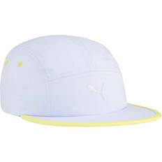 Puma Running Accessories Puma Essential Running 5 Panel Cap Cool Weather Flieder Neongelb - Lila