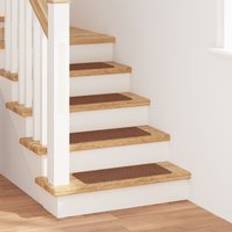 Yellow Stair Carpets Berkfield Home Stair Mats with Latex Backing 25x60 cm Yellow